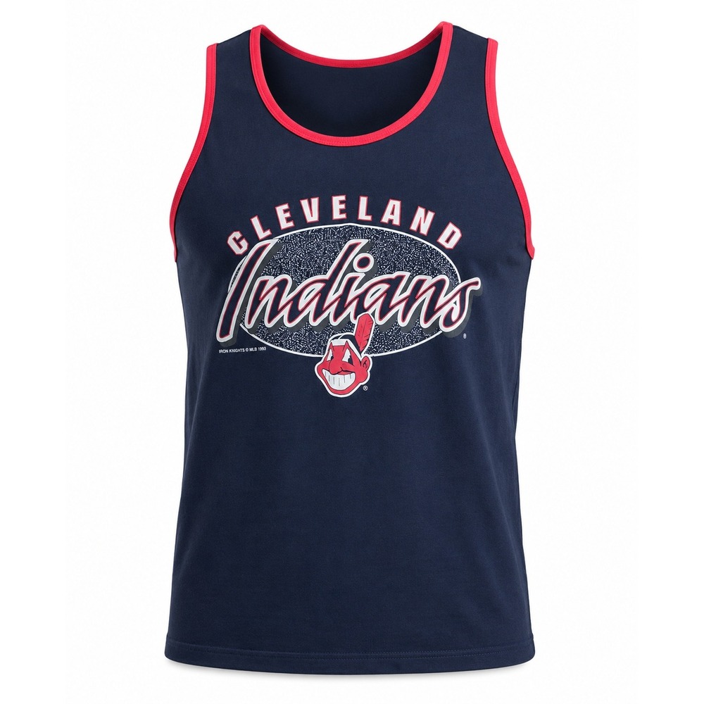 Vintage 1998 Cleveland Indians Pro Edge Tank Top Chief Wahoo Mens Large MLB 90s